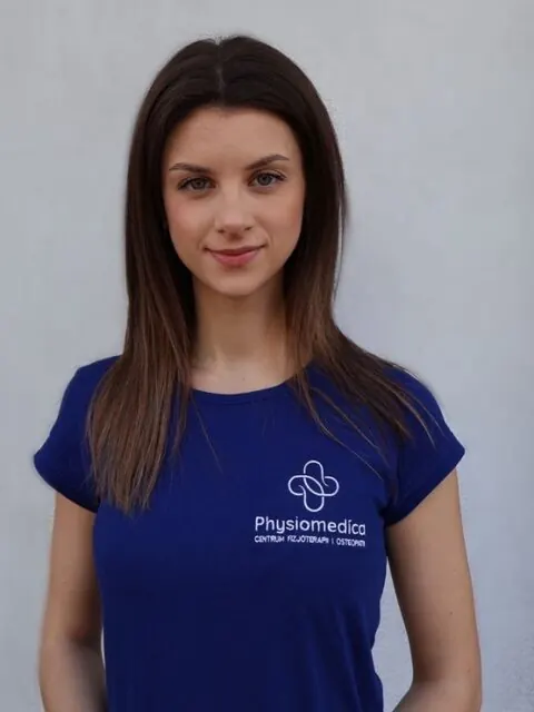 Justyna, fizjoterapeutka w Physiomedica